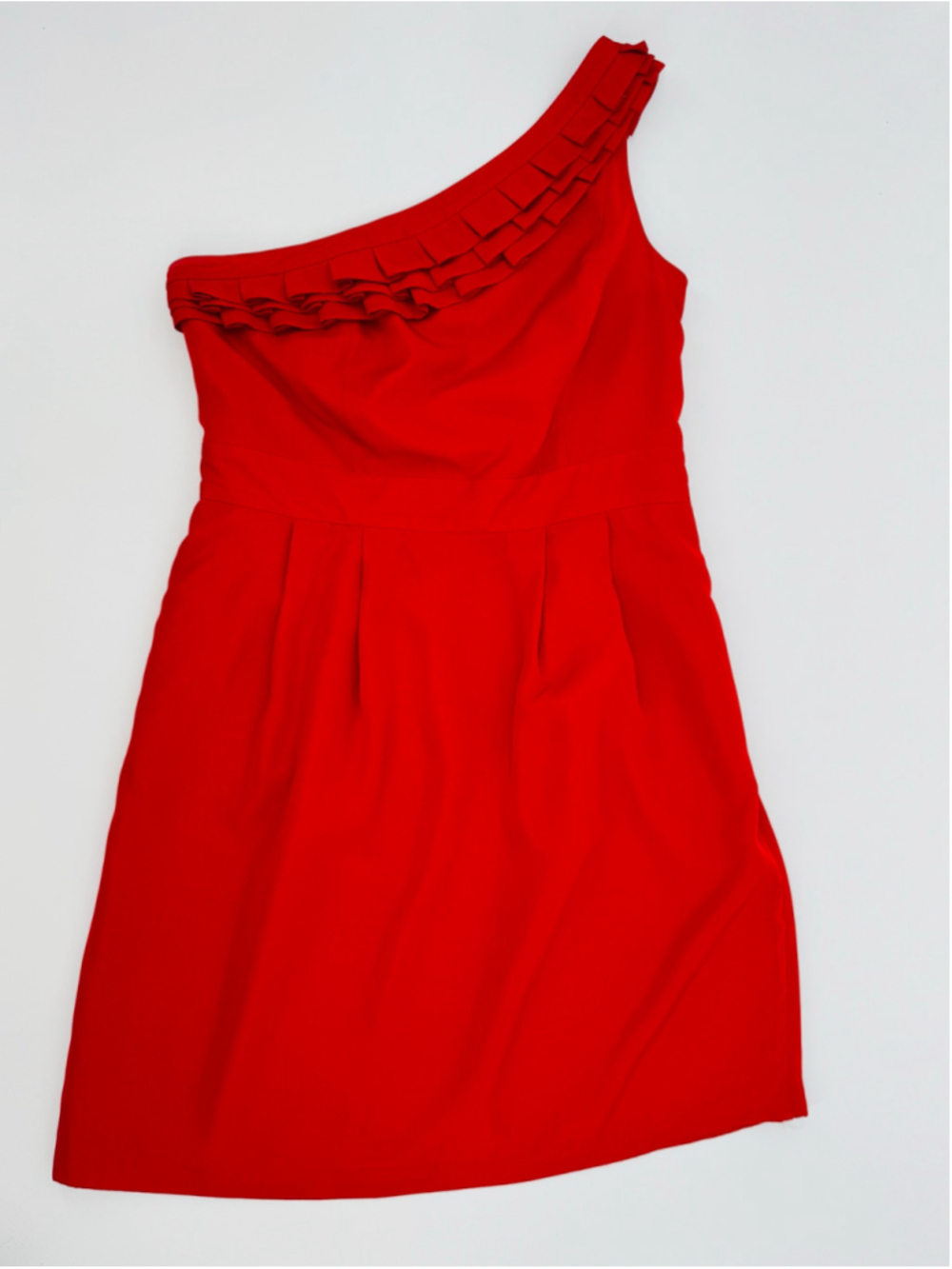 Women's The Limited One Shoulder Cocktail Dress Red Size 10